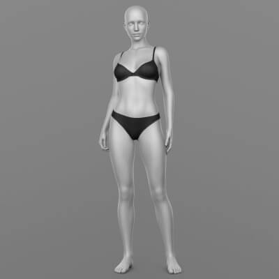 Panties Slips and Bra 1v G8 Female