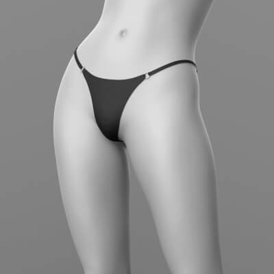 Panties Straps 4v G9 by Elena_Sh