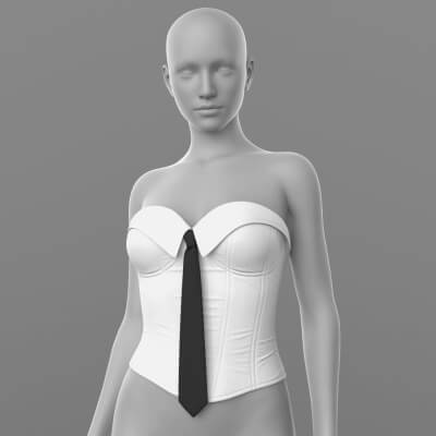 Shirt Corset G8 Female