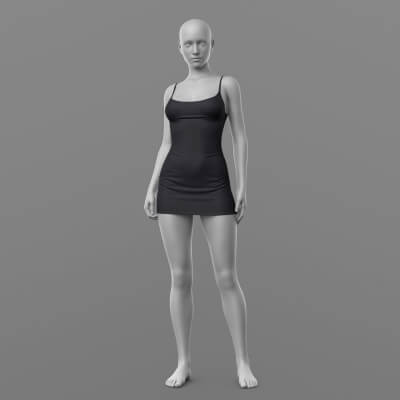 Short Dress 2v G8 Female by Elena_Sh