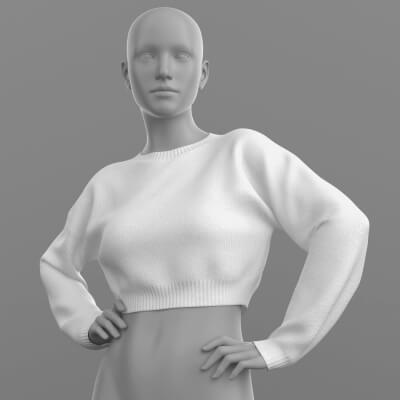 Short Sweater 2v G8 Female by Elena_Sh