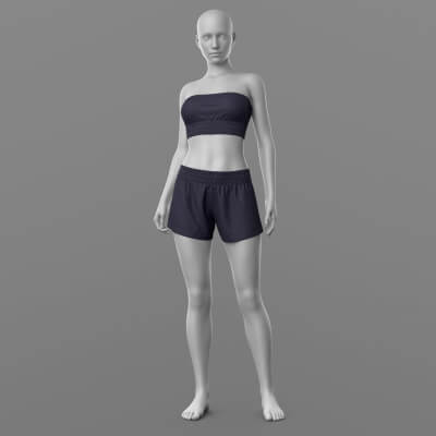 Shorts and Top G8 Female