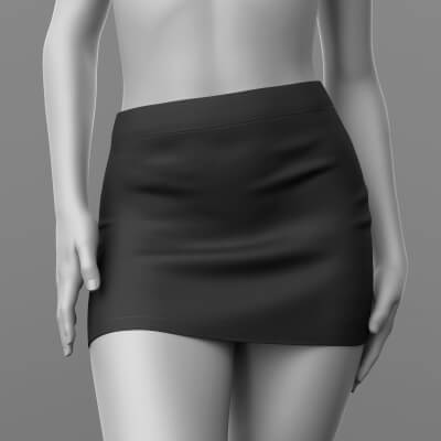 Skirt Short G8 Female by Elena_Sh