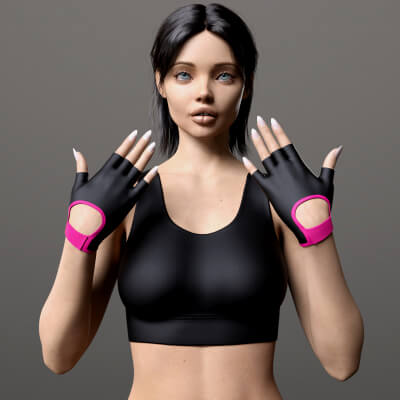 Sports Gloves G8F by Elena_Sh