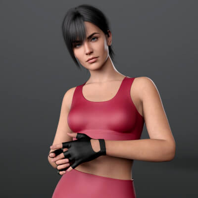 Sports Gloves G9 by Elena_Sh