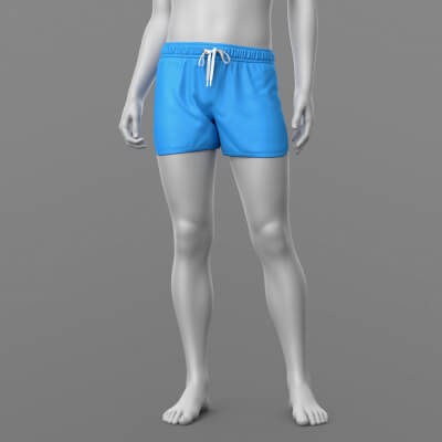 Sports Shorts 02v G8 Male
