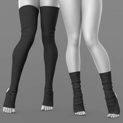 Stockings 02v and Socks 03v G9