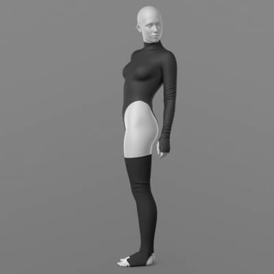 Stockings 02v Bodysuit G9