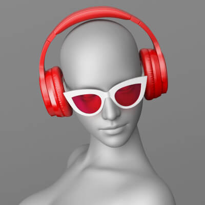 Sunglasses 02v Headphones G8 Female