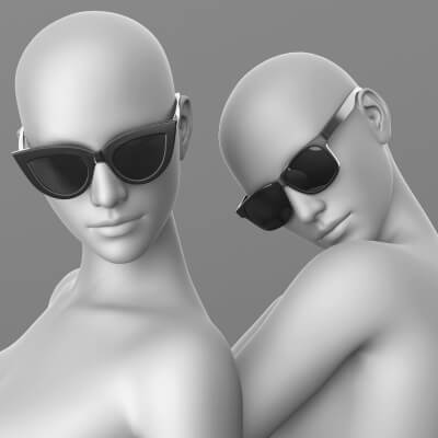 Sunglasses 2 in 1 G8 Female by Elena_Sh