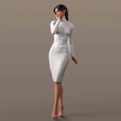 Sweater and Skirt Long G9