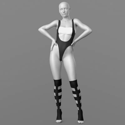 Swimsuit 06v Top 10v Stockings 03v G8F