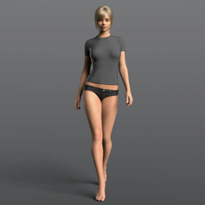 T Shirt 2v and Denim Panties G8F by Elena_Sh