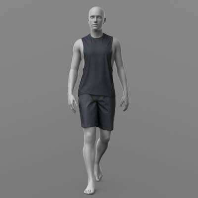 Tank Top and Shorts G8 Male Daz