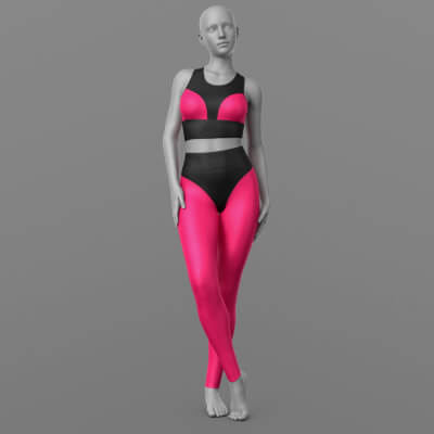 Top and Leggings G8 Female