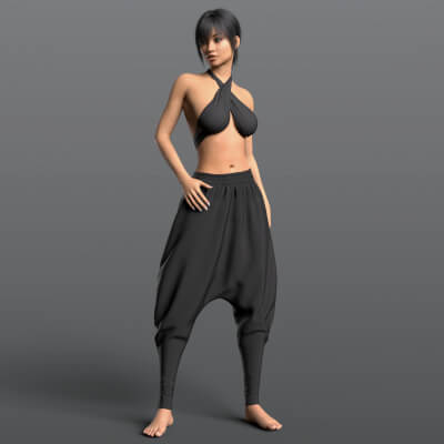 Wide Pants G8F by Elena_Sh