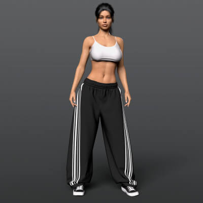 Baggy Sweatpants G8F by Elena_Shvets