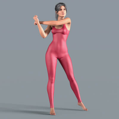 Fitness Jumpsuit 02v G9 by Elena_Shvets