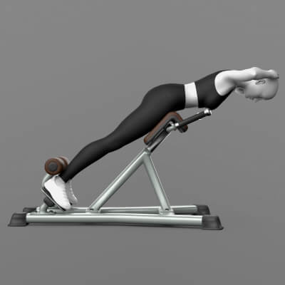 Gym Equipment Set 02v