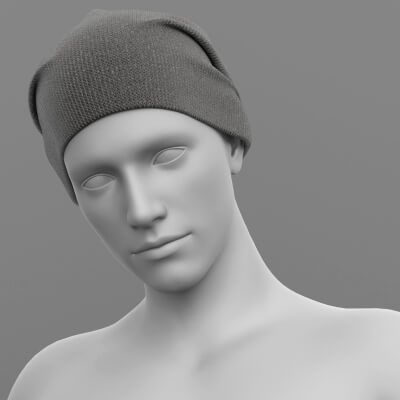 Knit Cap 1v G8 Male