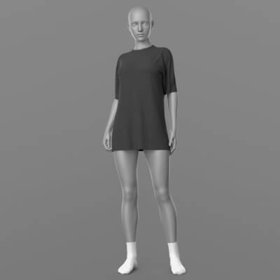 Shirt Long and Socks 2v G8 Female