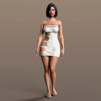 Short Dress 8v G9 by Elena_Shvets