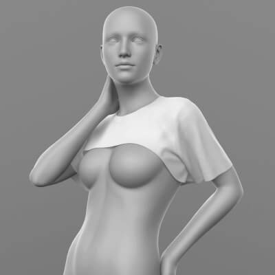 Short Shirt G8 Female by Elena_Shvets