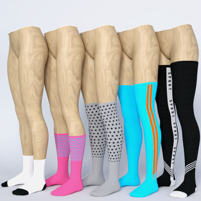 EliteDZ_Multi-Length Socks for G8F by EliteDZ