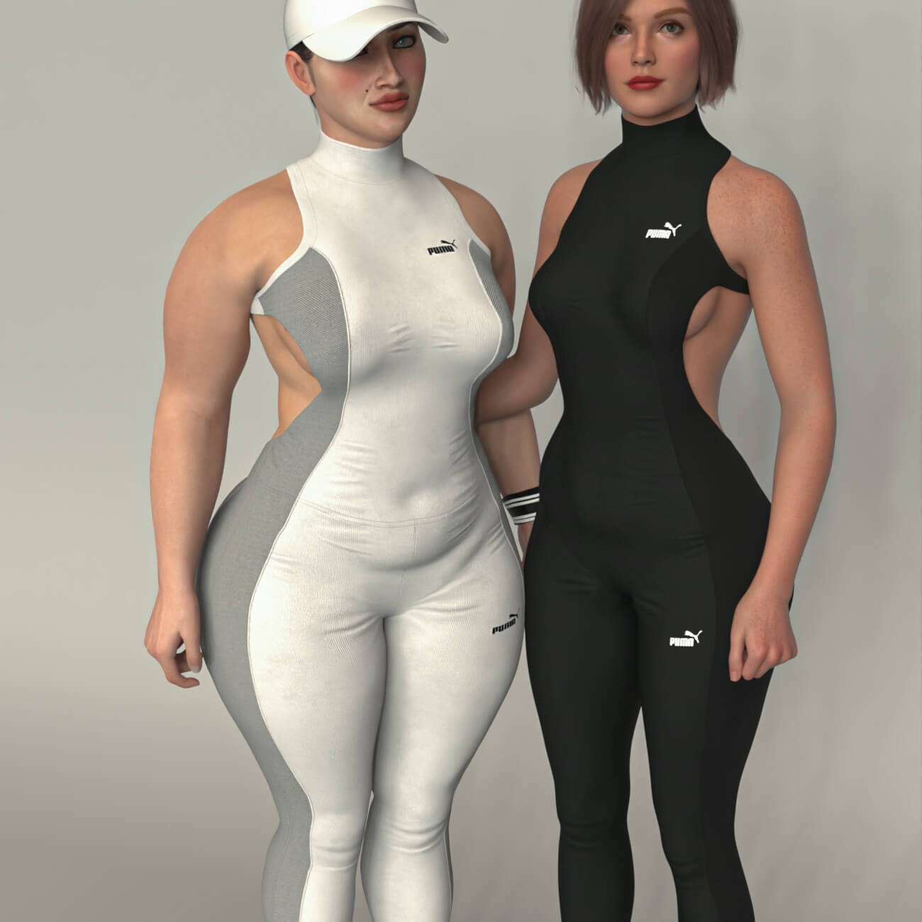 EliteDZ_Puma Style for Sport Jumpsuit V2 G8F & G9F - Daz Content