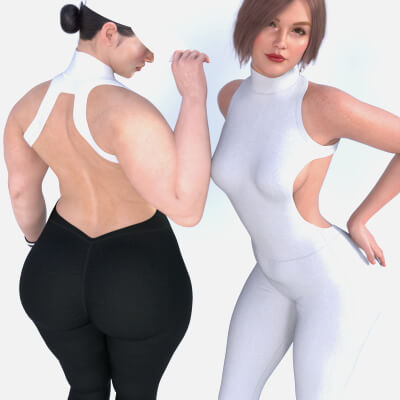 EliteDZ_Sport Jumpsuit V2 for G8F &amp G9F by EliteDZ