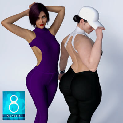 Elitedz_Sport Jumpsuit V2 for G8F by EliteDZ