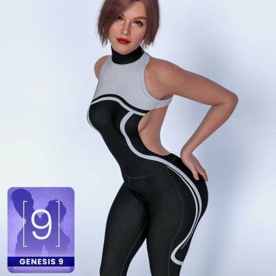 EliteDZ_Sport Jumpsuit V2 for G9F by EliteDZ