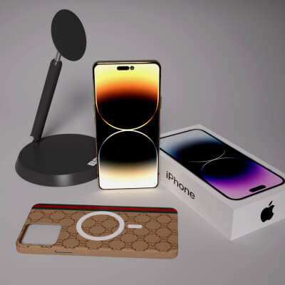 iPhone 14 Pro Max 4 in 1 for DAZ3D by EliteDZ