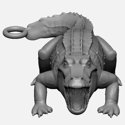  Crocodile Pendant