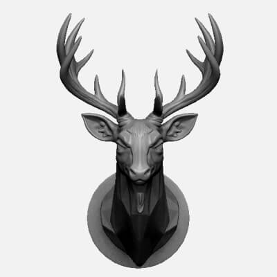  Deer-Deer Head