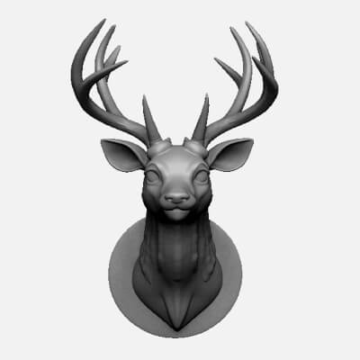  Deer-Deer Head