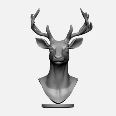  Deer Head Bust