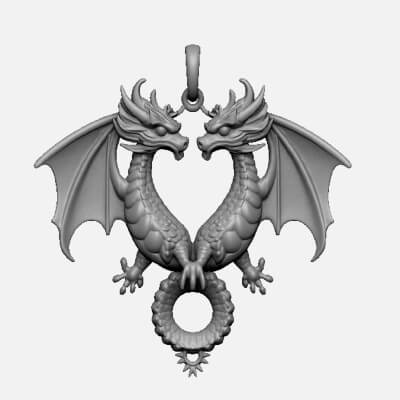 Dragon Pendant 2