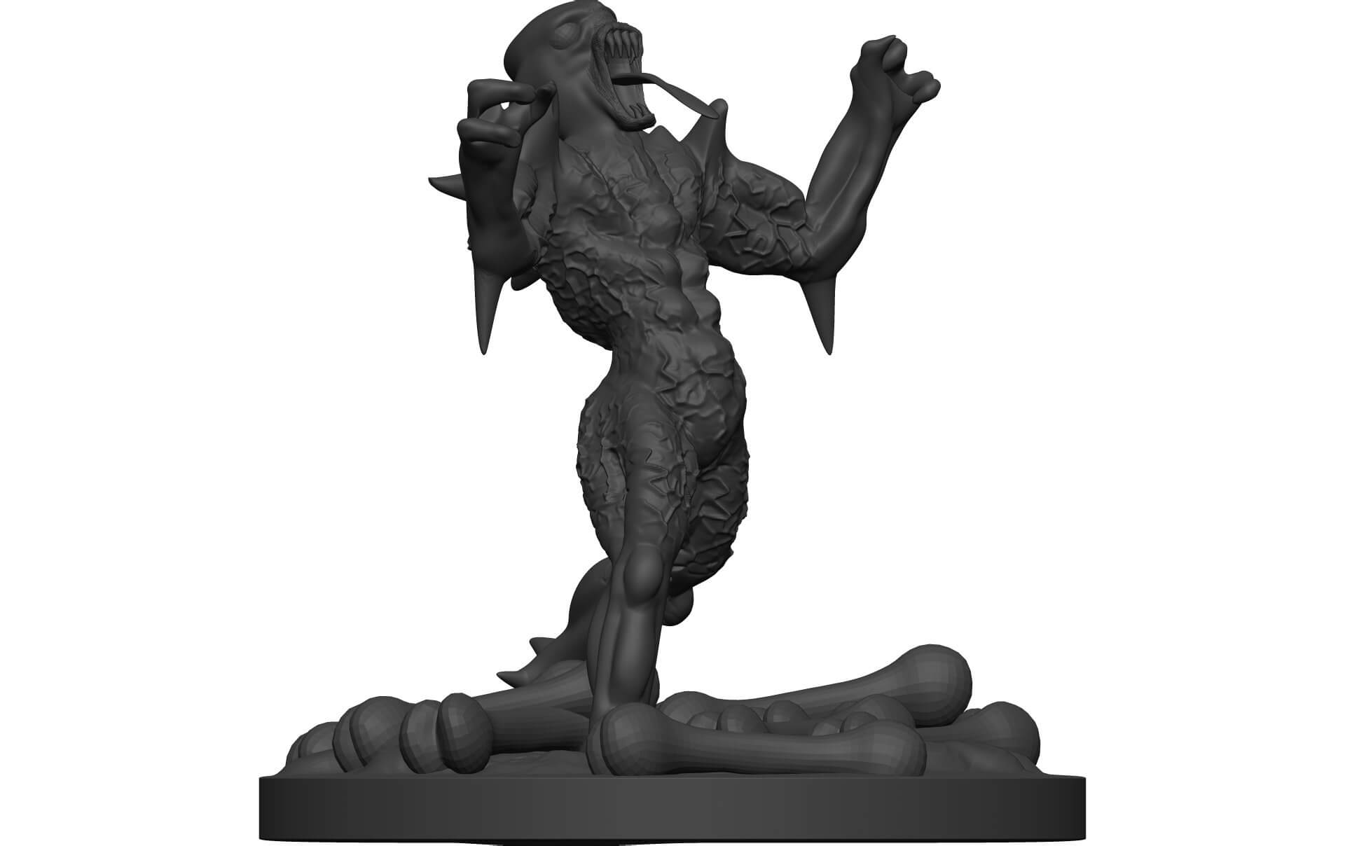 Monster 3D Render, Digital Art by elitemodelry