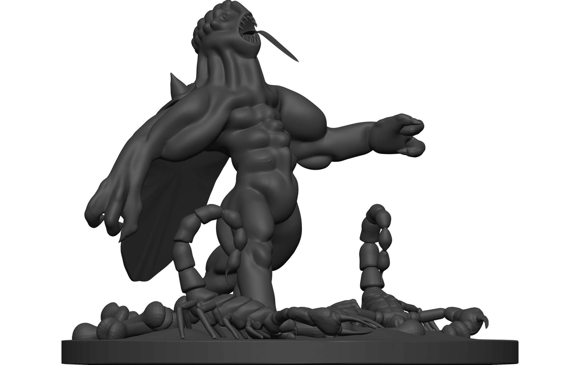 Monster 3D Render, Digital Art by elitemodelry
