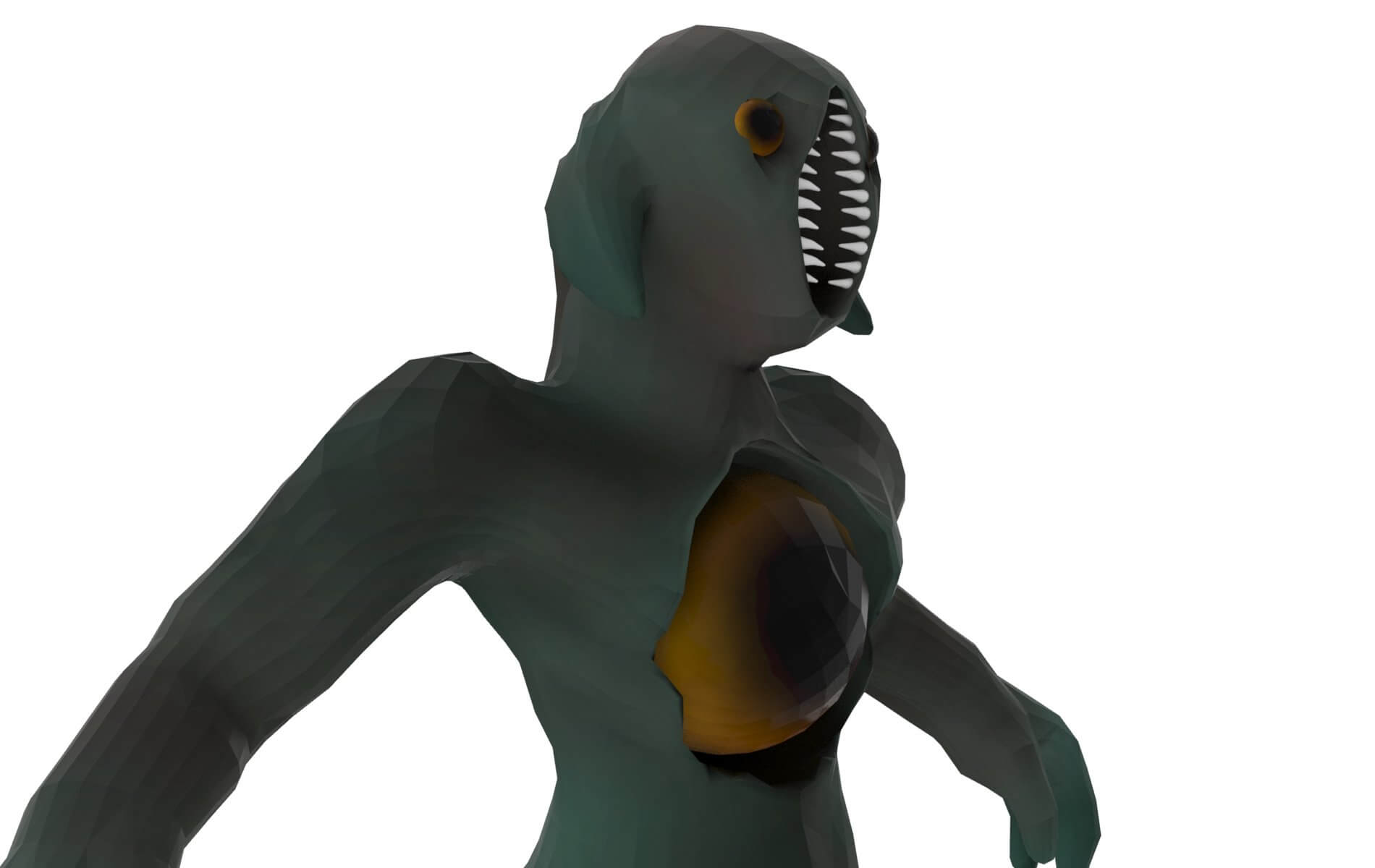 Monster 3D Render, Digital Art by elitemodelry