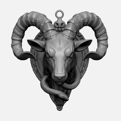  Goat Pendant