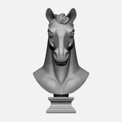  Horse Head Bust