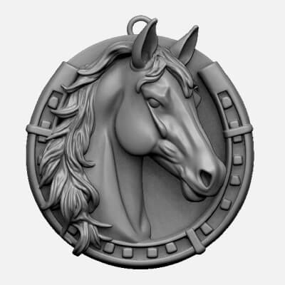  Horse With Horse Shoee