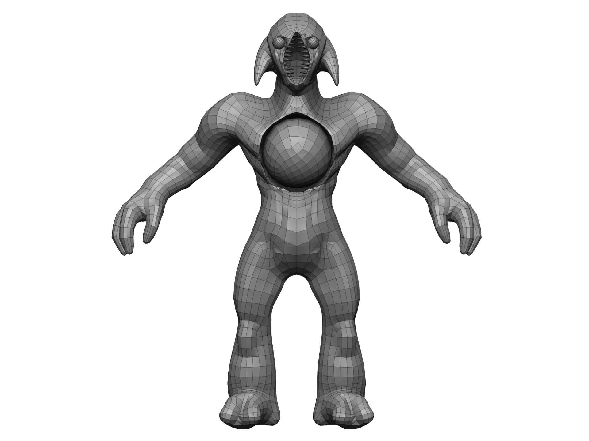 Monster - 3D Model by elitemodelry