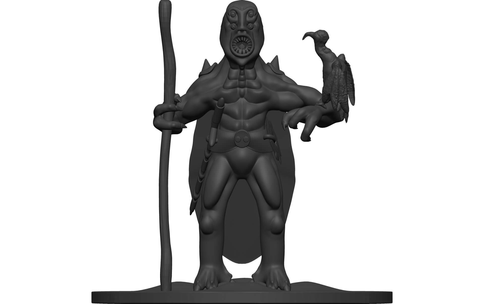 Monster - 3D Print Model by elitemodelry