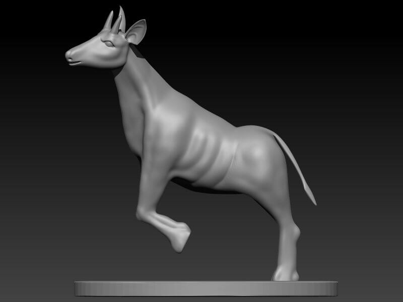 Okapi - 3D Model by elitemodelry
