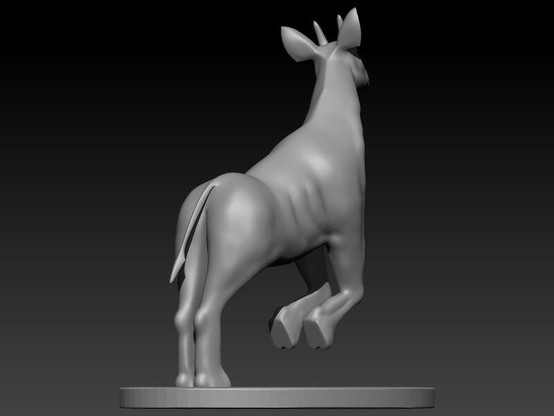 Okapi - 3D Model by elitemodelry