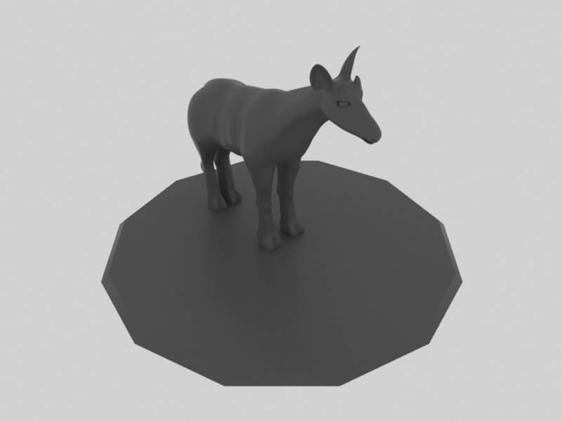 Okapi - 3D Model by elitemodelry