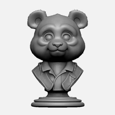  Panda Head Bust